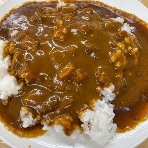 長ネギ入り簡単カレー